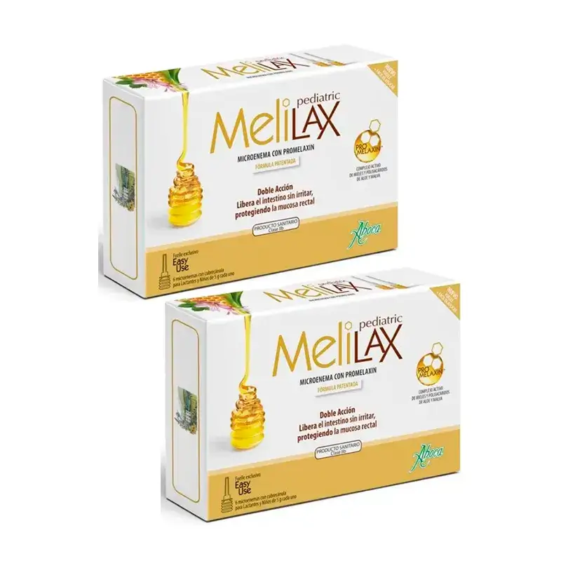 Aboca Melilax Pediátrico, 2x6 Microenemas de 5 gramas