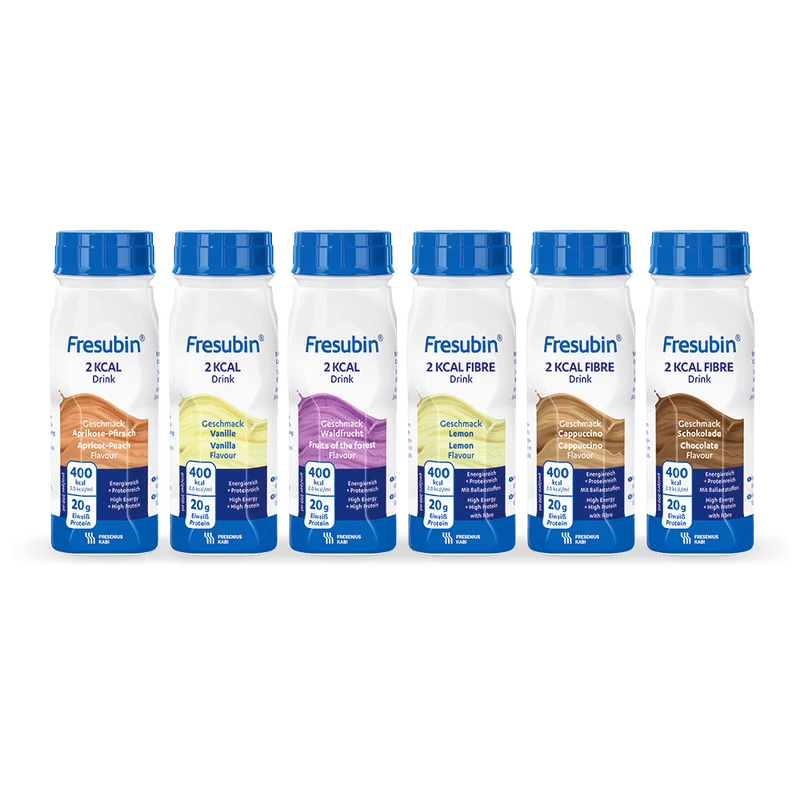 Fresubin 2 kcal/Fibre Drink blandningskartong 4 x 200 ml | Kartong (6 förpackningar)