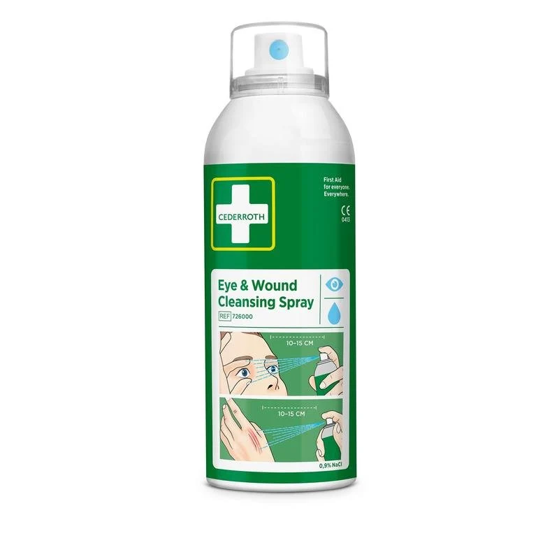 Cederroth ögon- och sårrengöringsspray, 150 ml | Flaska (150 ml)