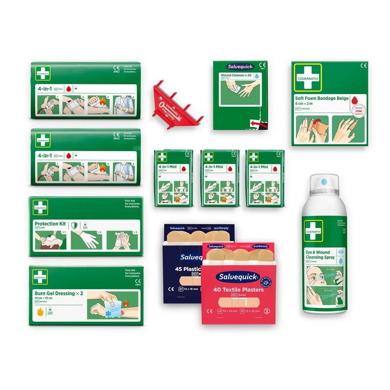 Cederroth First Aid Mine för Cederroth First Aid Station Ref 51011026 | Kartong (1 förpackning)