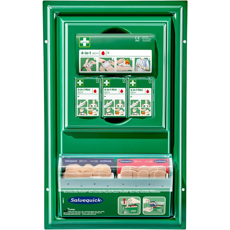 Cederroth Mini First Aid Plate, fylld | Kartong (1 förpackning)