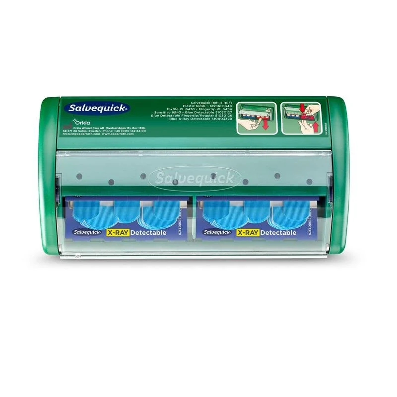 Salvequick X -förrådlig beläggningsdispensers, inklusive 2x30 gipspåfyllning | Pack (1 bit)