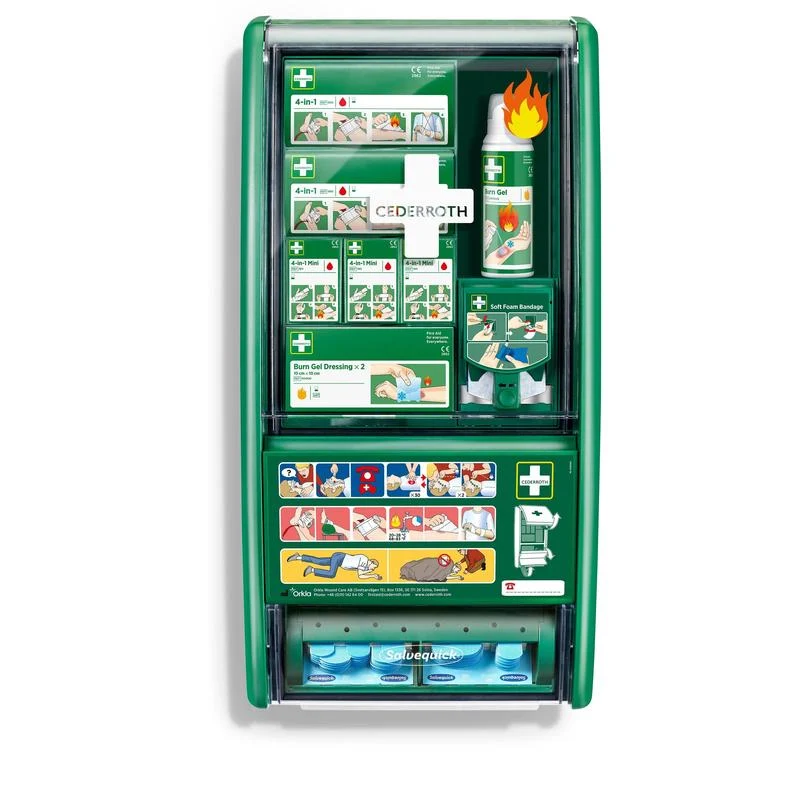 Cederroth First Aid & Incineration Station | Kartong (1 förpackning)