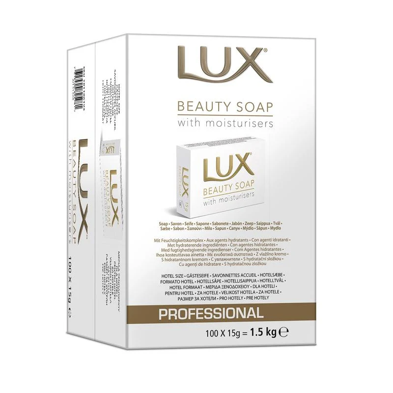 Lux Professional Beauty Soap, Soap Piece Gästartikel 15G | Pack (100 stycken)