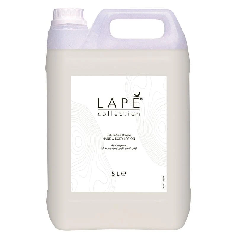 Lape Earth Collection Sakura Sea Breeze Hand & Body Lotion, Hand and Body Lotion med en blommig-Fresh Sakura Sea Breeze Fragrance | Kapsel (5 L)