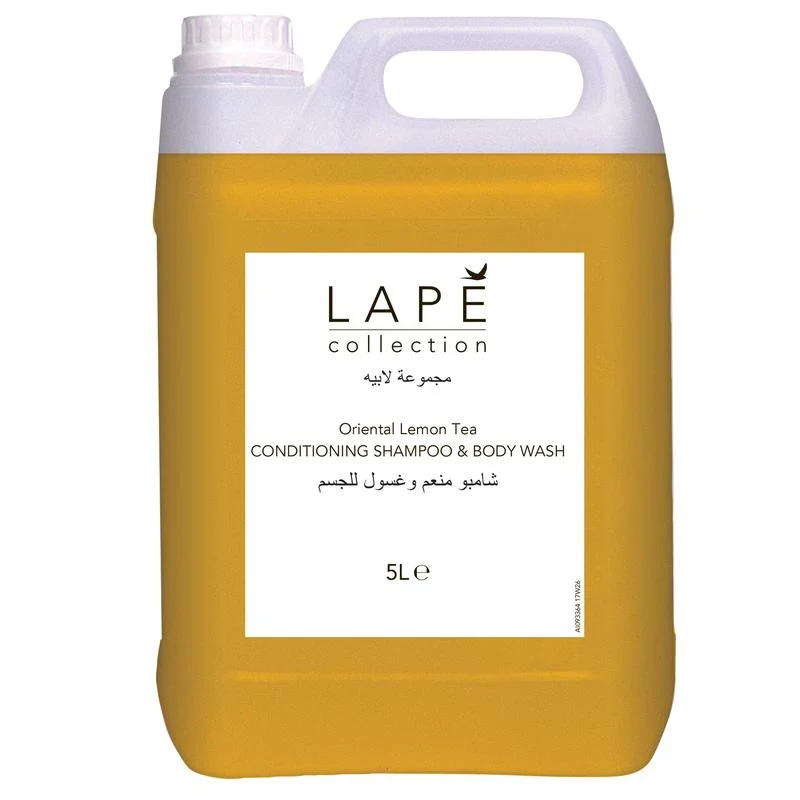 Lapē Collection Oriental Lemon Tea Shampoo & Body Wash, Shower Gel & Shampoo With Oriental doft | Kapsel (5 L)