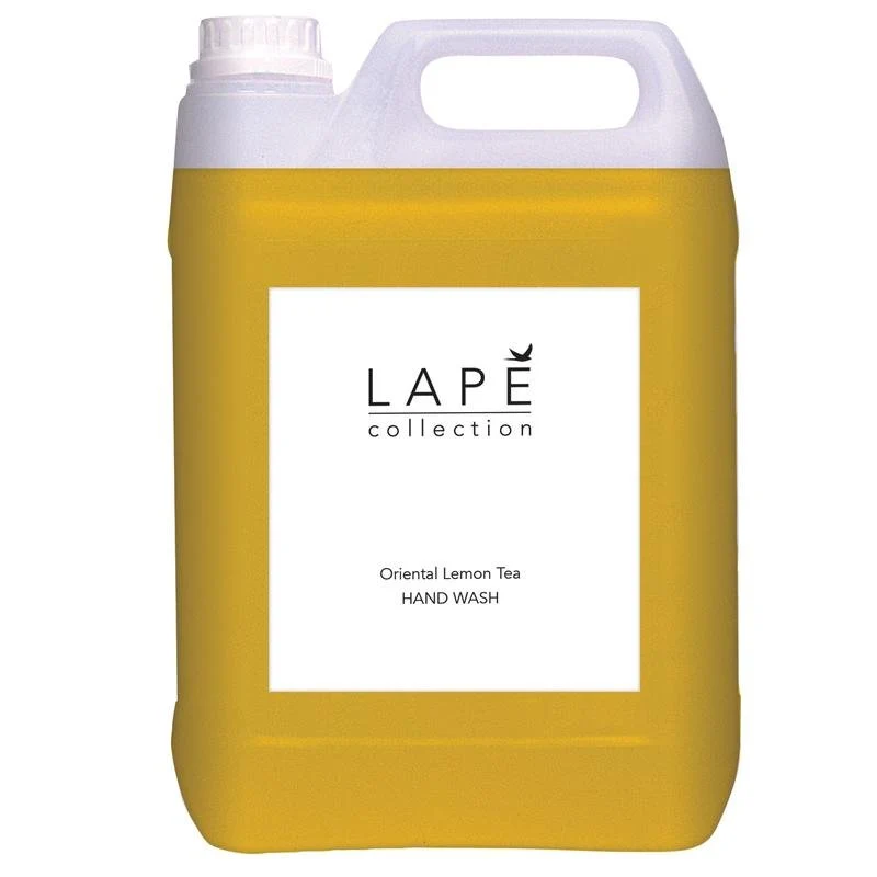 Lapē Collection Oriental Lemon Tea Hand Wash, handtvål med orientalisk doftbehållare (5 L)