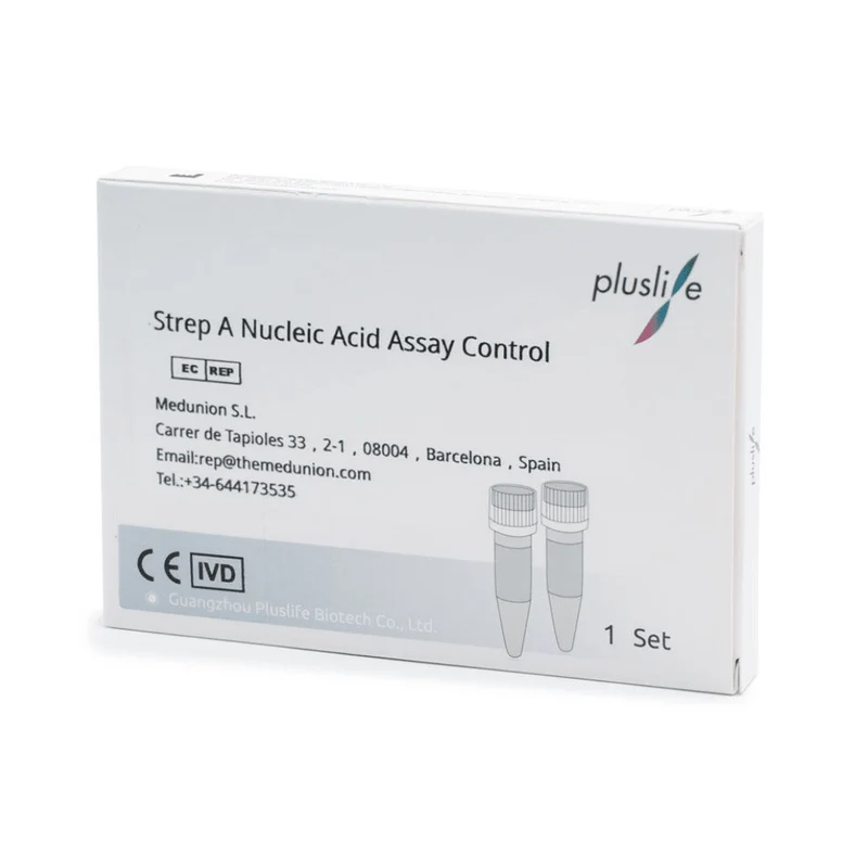 Pluslife Strep En nukleinsyran PCR -kontrollpaket | Pack (1 par)