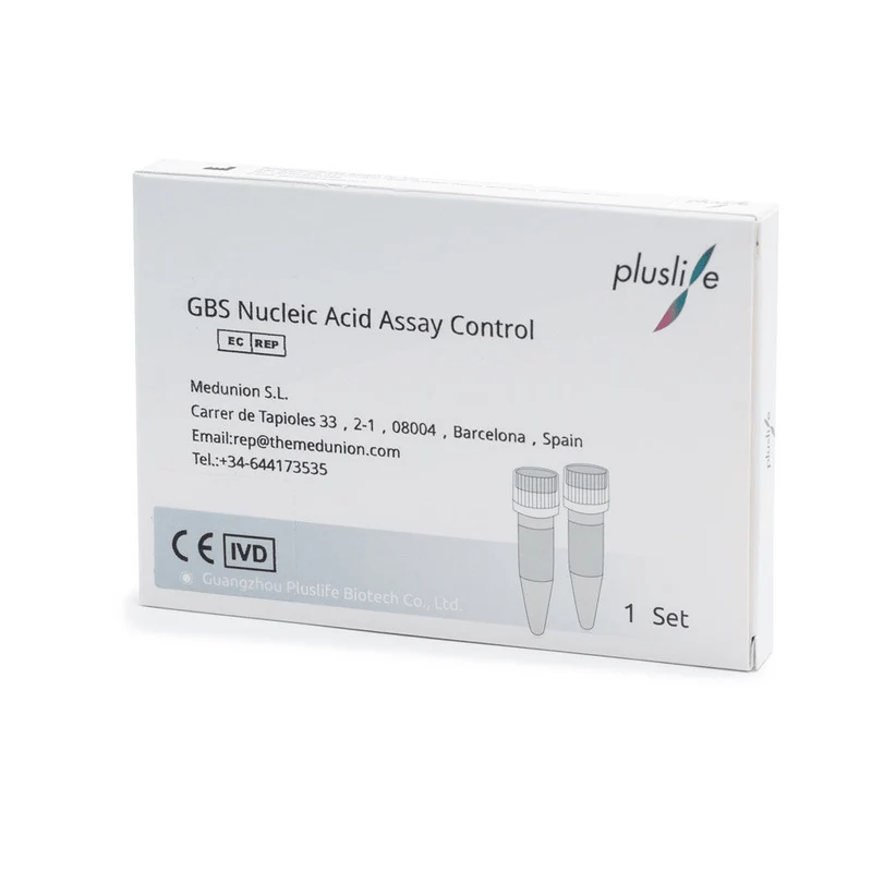 Pluslife GBS (Strep B) Nukleinsyras PCR -kontrollpaket | Pack (1 par)