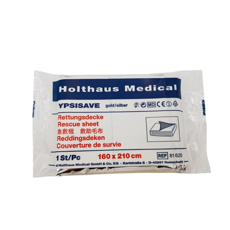 Holthaus Medical Ypsisave Rescue Tak guld/silver 160 x 210 cm | Pack (1 bit)