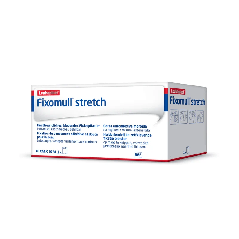 BSN Elastomull Stretch Fixeringsbinda 10 cm x 10 m, luftgenomsläpplig | Förpackning (1 rulle)