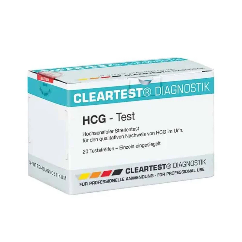 Clear Test HCG Graviditetstestremsor - 20 bitar | Pack (20 tester)