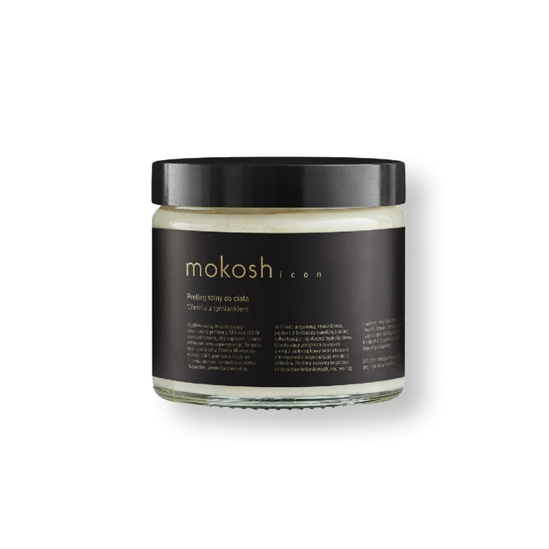 Salt body scrub Vanilla with thyme