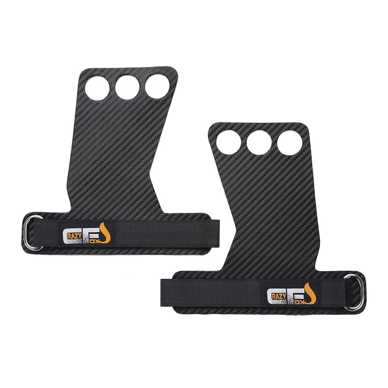Carbon Fiber Grips Weight Lifting Gloves