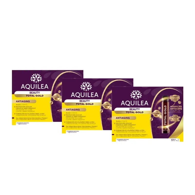 Aquilea Beauty Collagen, 14 ampolas, embalagem de 3