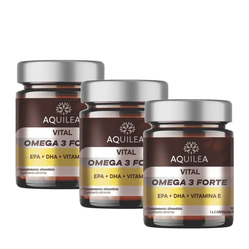 Aquilea Vitals Ómega 3, 90 cápsulas, embalagem de 3