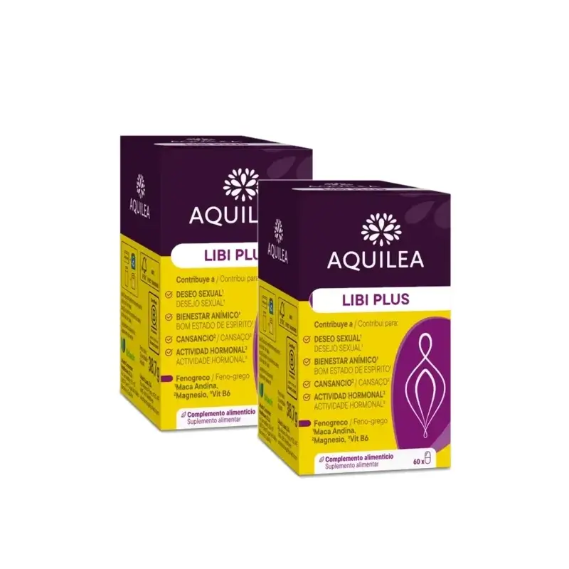 Aquilea Libi Plus, 60 cápsulas, embalagem com 2