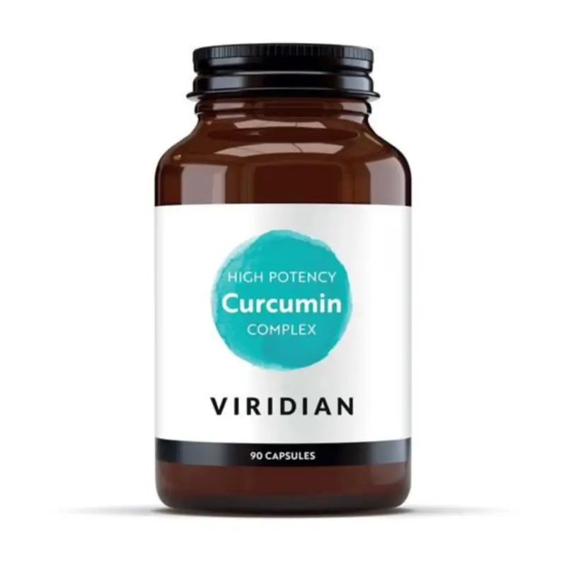 Viridian Plantas Curcumina Complex Alta Potência, 90 cápsulas