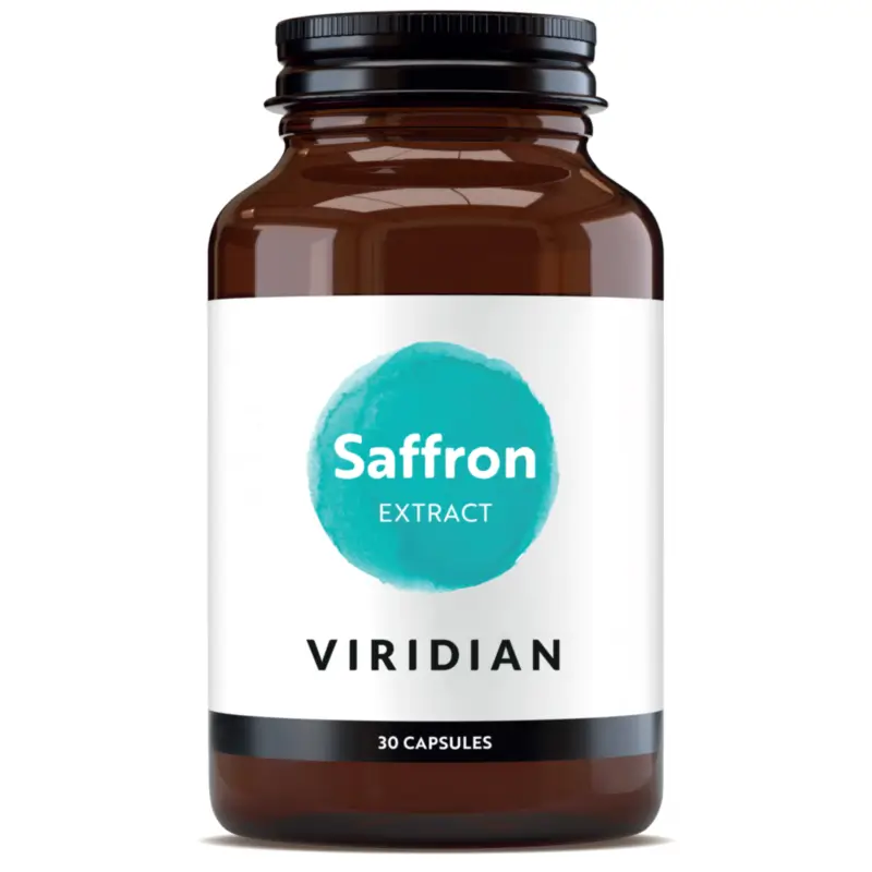 Viridian Plantas Extrato de Açafrão, 30 cápsulas
