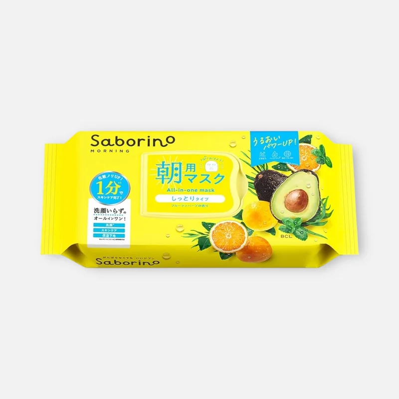 Saborino Morning Face Mask (Fruity Herb) (32 Sheets)