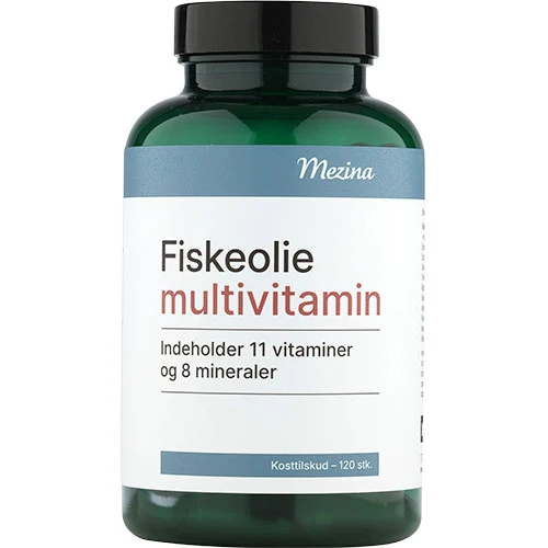 Mezina Fiskolja multivitamin | 120 stk