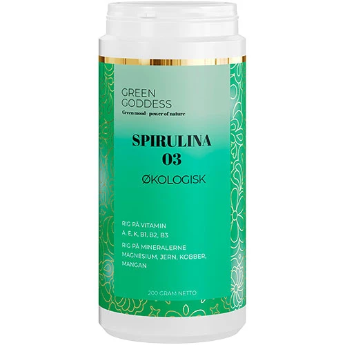 Green Goddess Spirulina 03 Ekologisk | 200 g