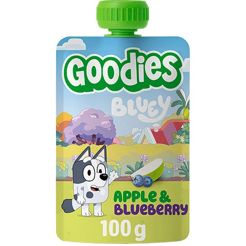 Goodies Bluey Smoothie | Äpple & Blåbär