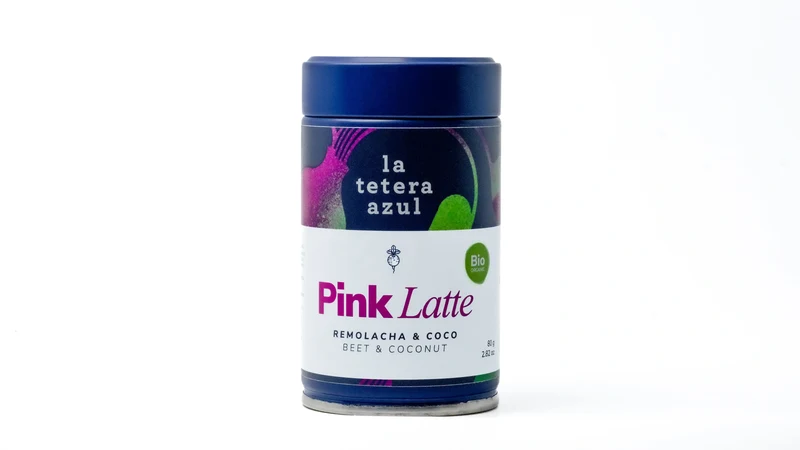 La Tetera Azul Pink Latte 100% biológico, 80g.