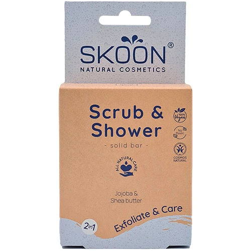 Skoon Solid Scrub & Shower Bar 2 i 1 | 90 g