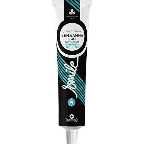 Ben & Anna Toothpaste (75 ml) | Svart + Fluorid
