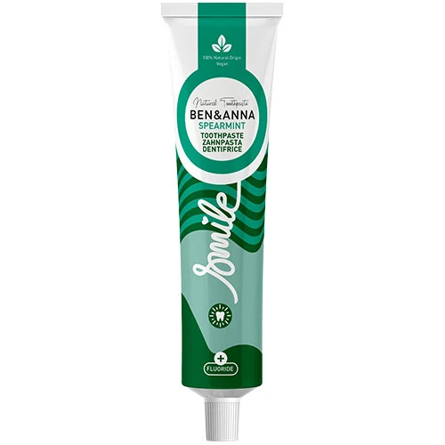 Ben & Anna Toothpaste (75 ml) | Grönmynta + Fluorid