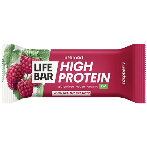 Lifefood LifeBar Protein Ekologisk Glutenfri | Hallon