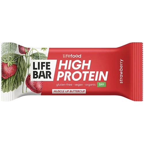Lifefood LifeBar Protein Ekologisk Glutenfri | Jordgubb