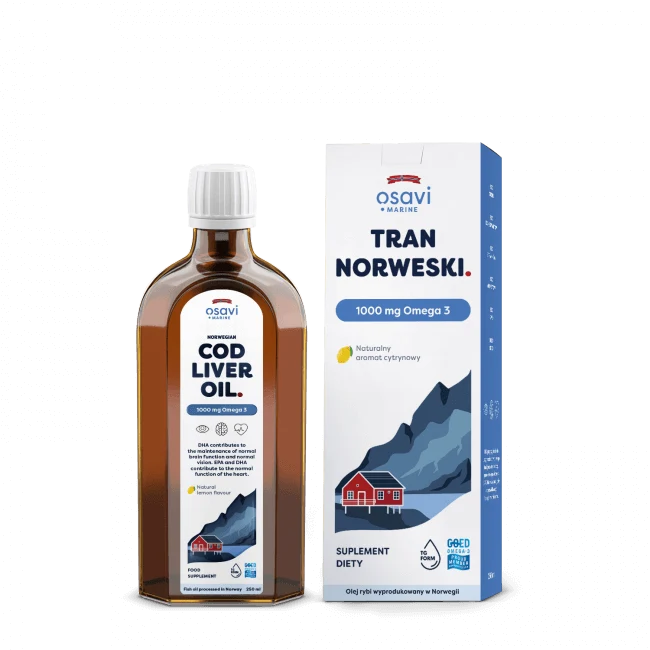 Norwegischer Trank 1000 mg Omega 3 - Zitronengeschmack (250 ml)