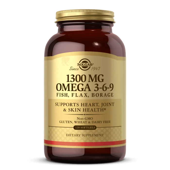 Omega 3-6-9 Fisch, Flachs, Borretsch (120 Kapseln)