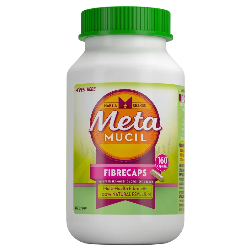 METAMUCIL Fibre Supplement Capules 160 caps