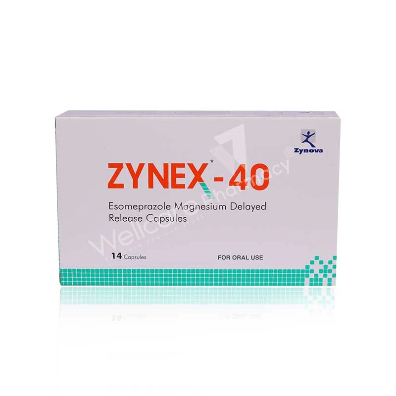 Zynex 40mg Capsules 14'S
