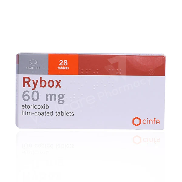 Rybox 60mg Tablets 28'S