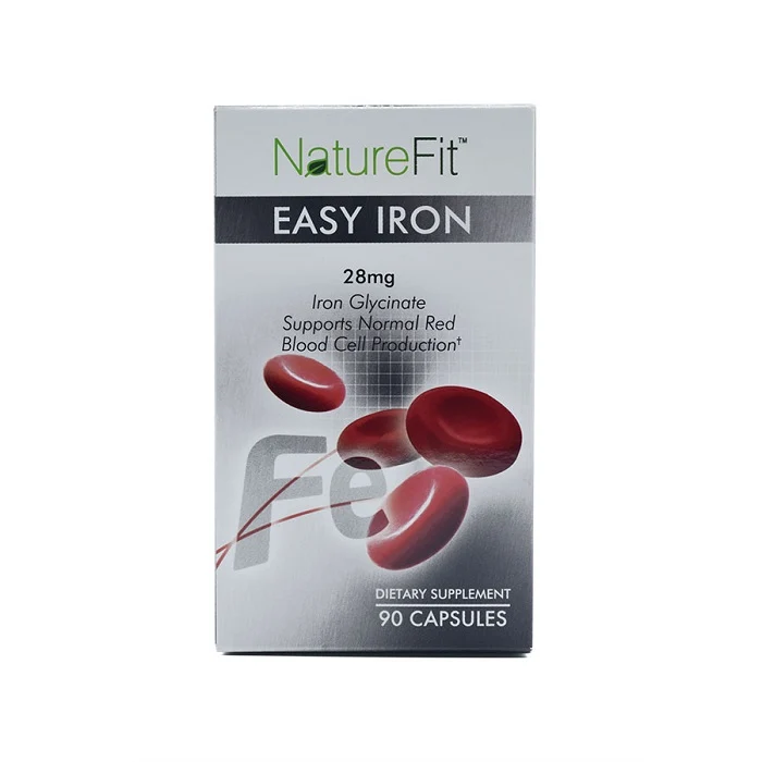 Naturefit Easy Iron 28mg Capsules 90'S