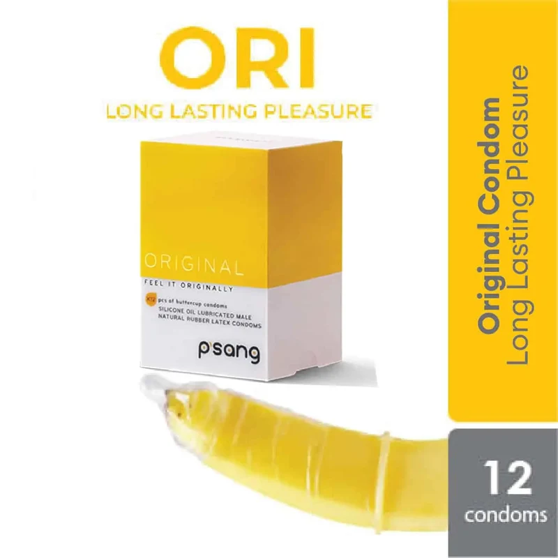 P'sang Original Extralube Condom 12s | Long Lasting Condom