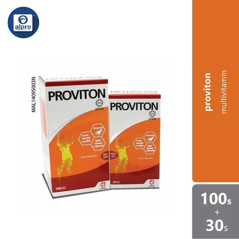 Proviton Multivitamins 100s FREE 30s | Helps to Improve Energy and Stamina