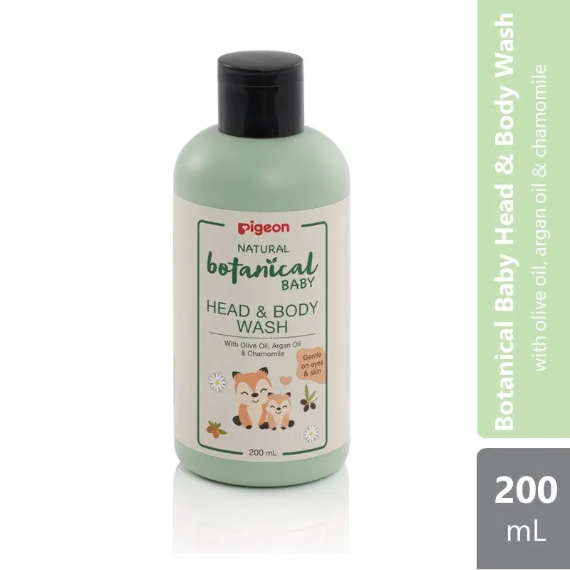 Pigeon Natural Botanical Head N Body Wash 200ml