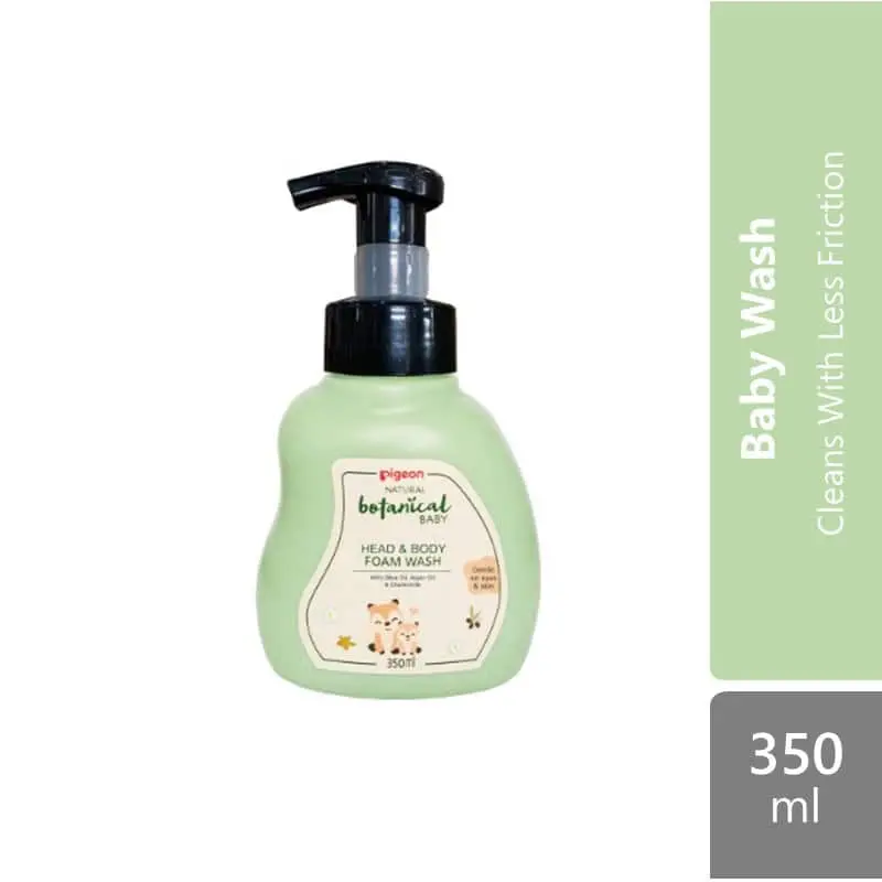 Pigeon 79297m Natural Botanical Baby Foam Wash 350ml
