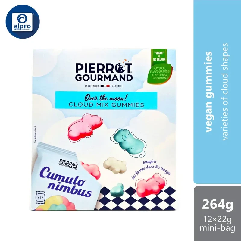 Pierrot Gourmand Cloud Mix Vegan Gummies | Cumulonimbus Mini-Bags