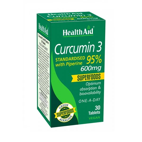 Healthaid Curcumin 3 600mg Tablets 30'S