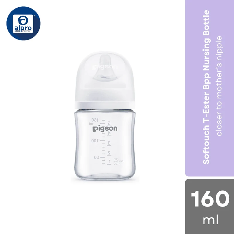 Pigeon 81345 Softouch T-Ester Bpp Nursing Bottle 160ml | Natural switch between breast and bottle