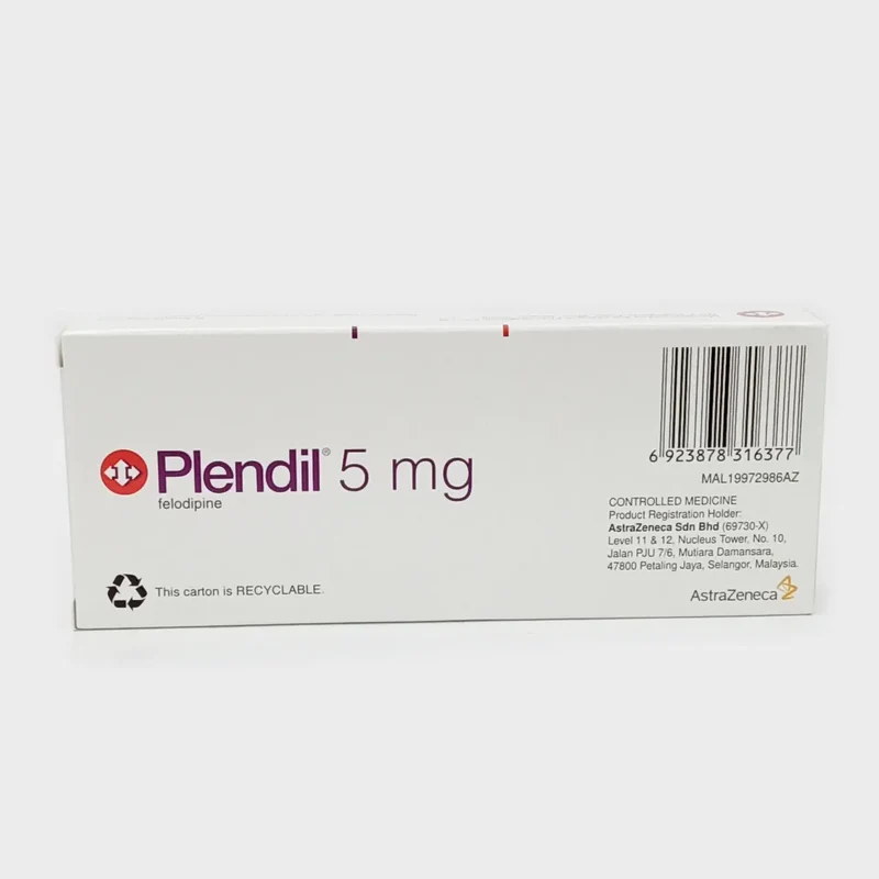 Plendil 5mg 2x15s