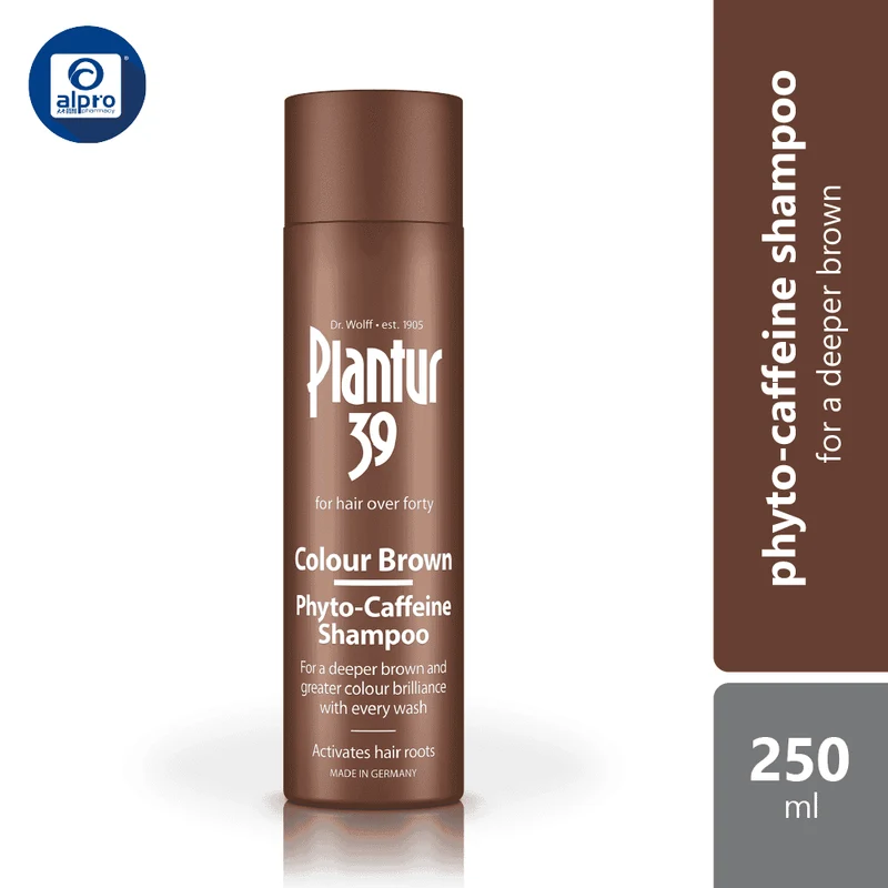 Plantur39 Colour Brown Phyto-caffeine Shampoo 250ml | Boosts The Colour-intensifying Effect