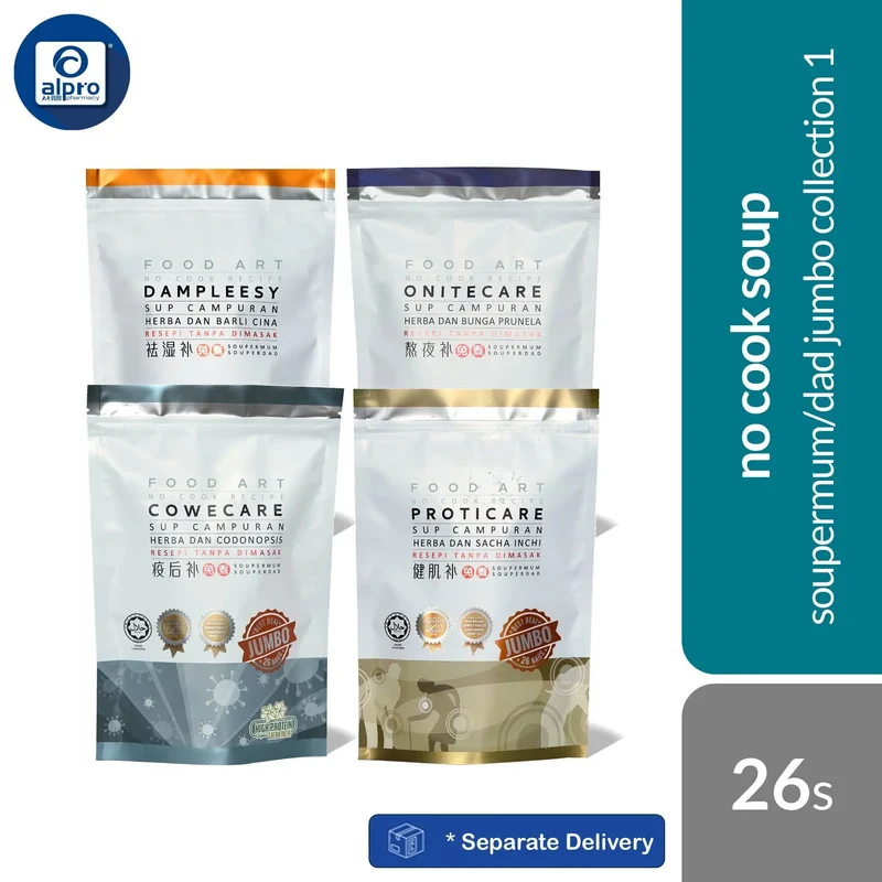 Food Art SouperMum/Dad Jumbo Collection 1 (Dampleesy/ Onitecare/ CoWeCare/ Proticare) 26s