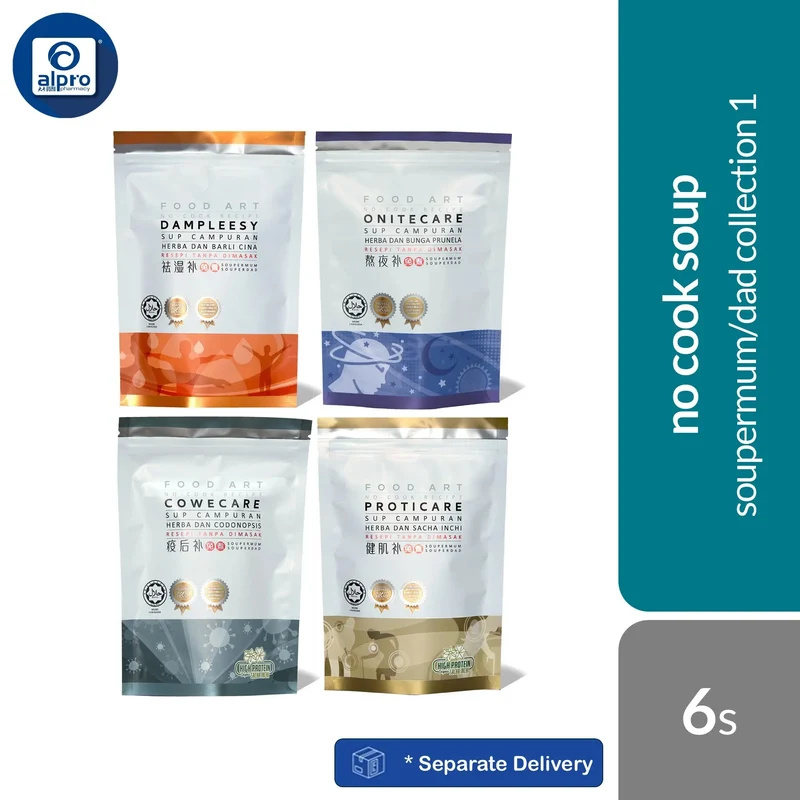 Food Art SouperMum/Dad Collection 1 (Dampleesy/ Onitecare/ CoWeCare/ Proticare) 6s